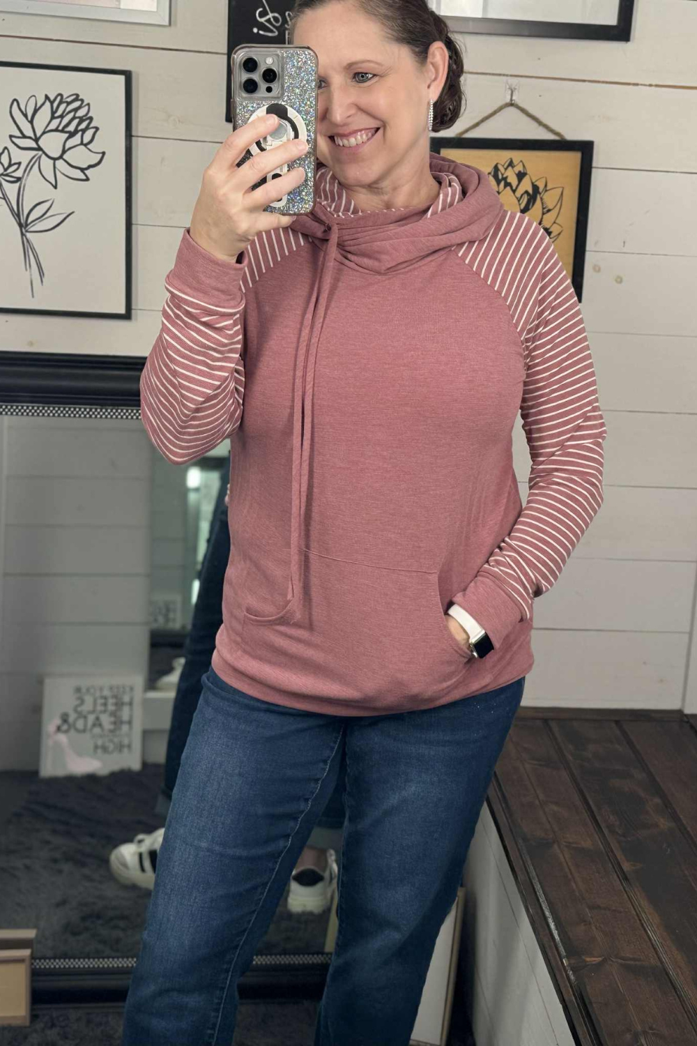 Marley Stripe Hoodie