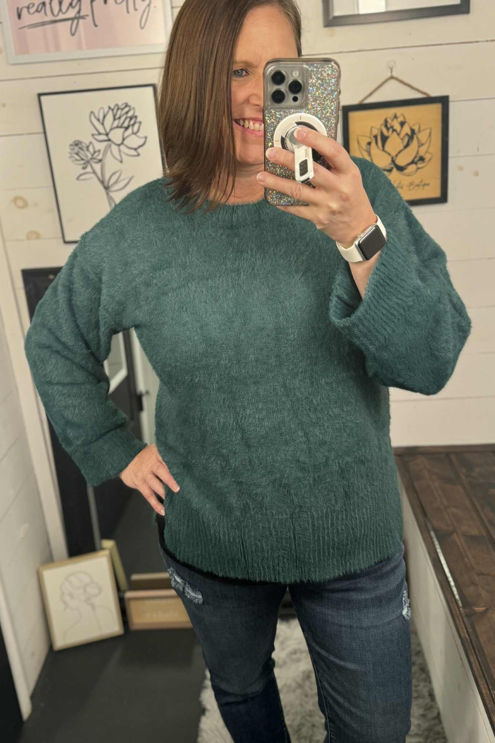 Shelly Fuzzy Sweater