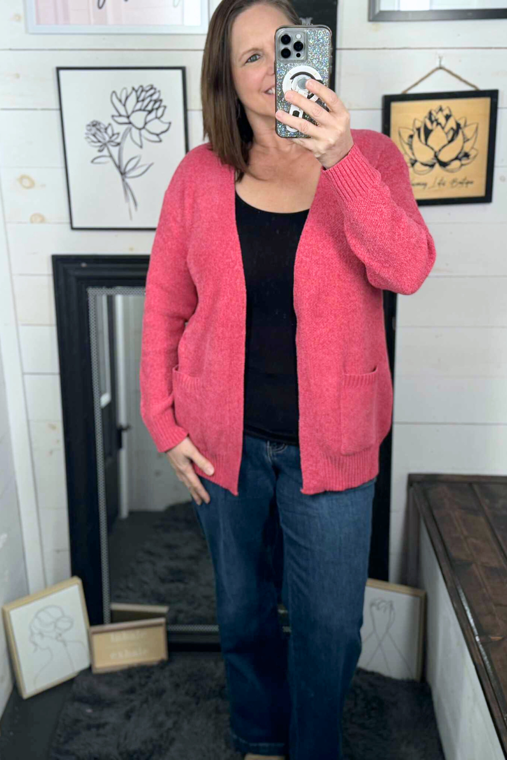 Jenny Chenille Cardigan