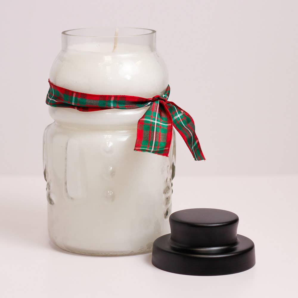 Snowman Large Candle (30oz.) – Welcome Wreath