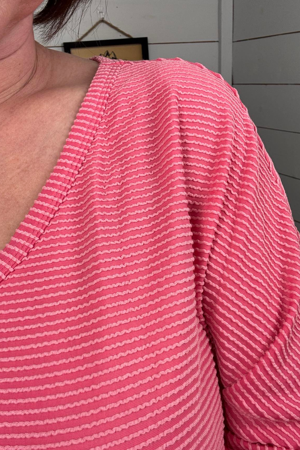Skye Ribbed VNeck Top