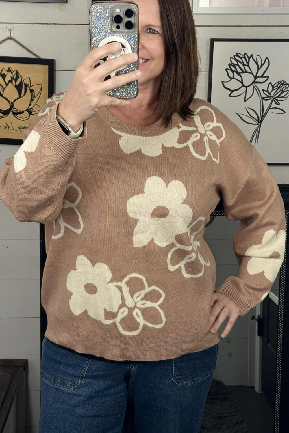 Jovie Floral Sweater