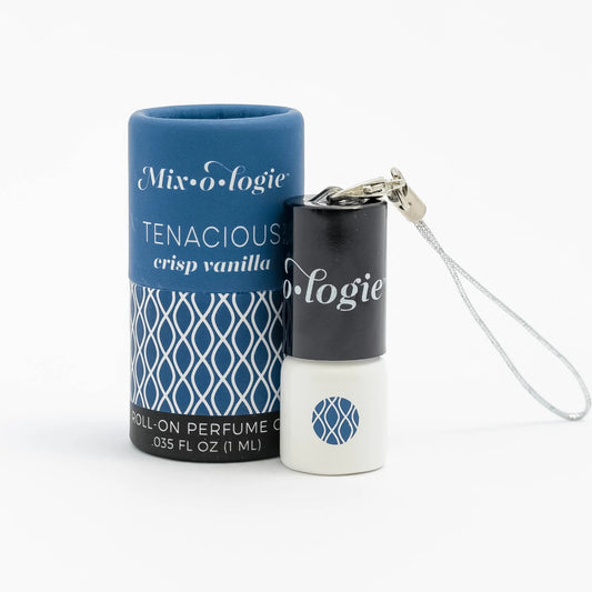 Mix*o*logy Keychain Mini Roller Ball Perfume - Tenacious (Crisp Vanilla)