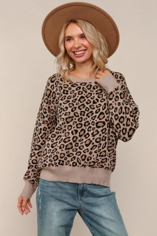 Briar Leopard Knit Sweater