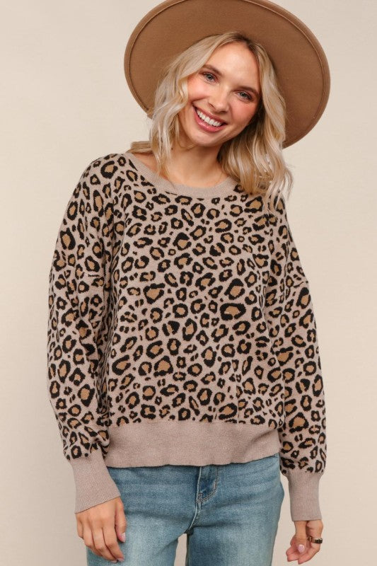 Briar Leopard Knit Sweater