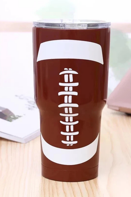 Travis 30oz Football Tumbler