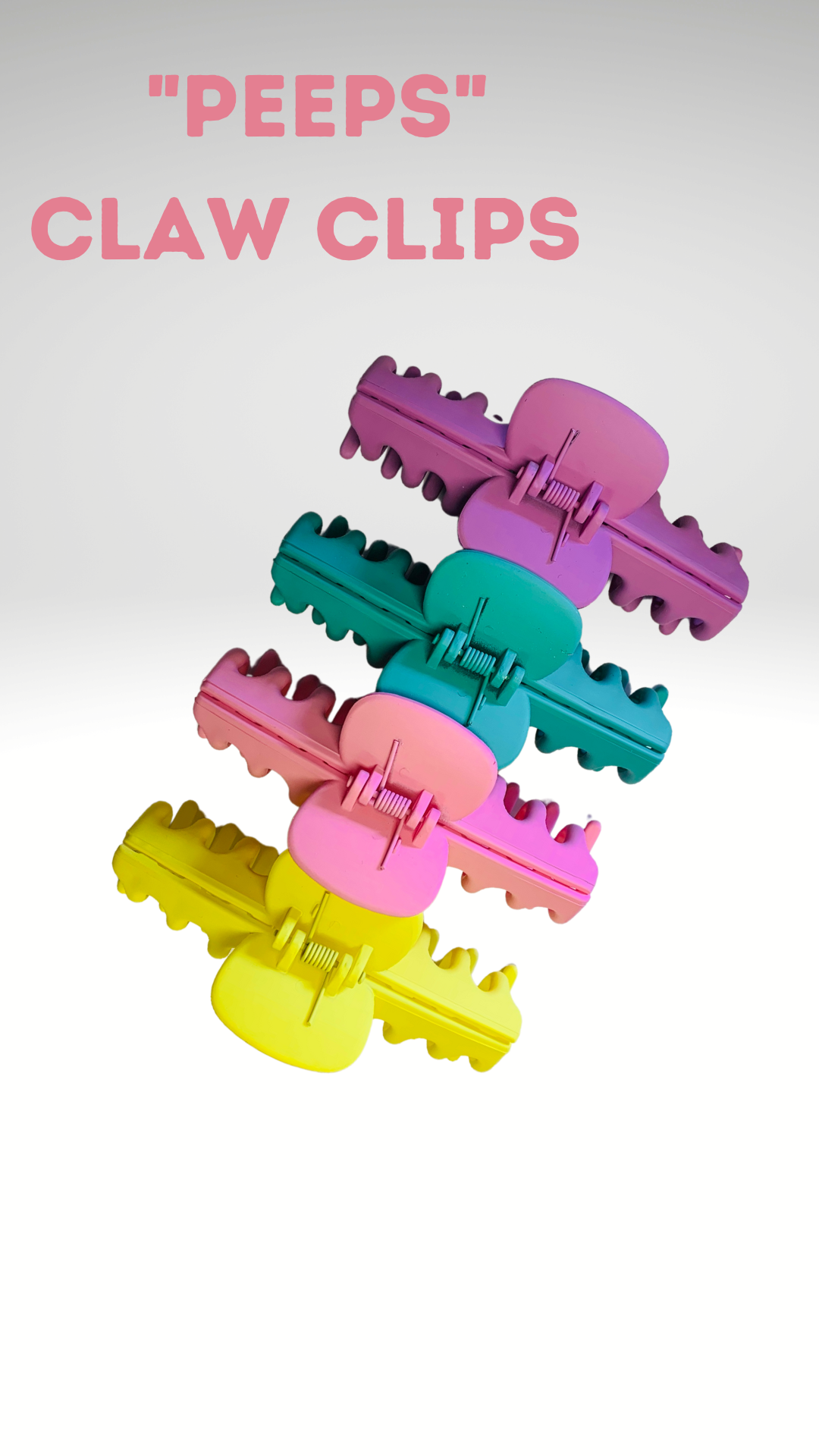 "Peeps" Claw Clips