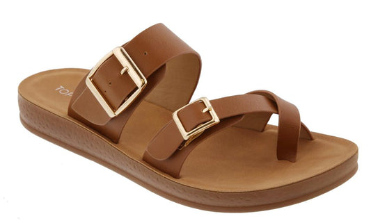 Tan Strappy Sandal